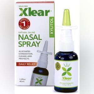 Xlear Natural Nasal Spray with Xylitol, 1.5 fl oz | NEW - Box Never Opened